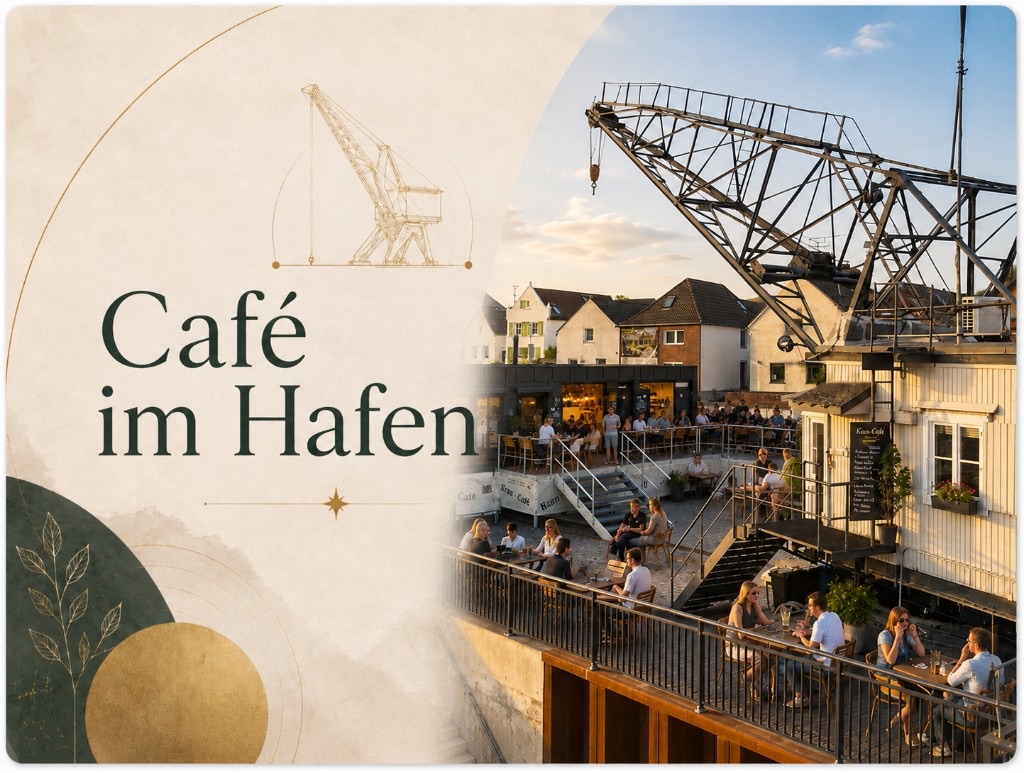 Café im Hafen